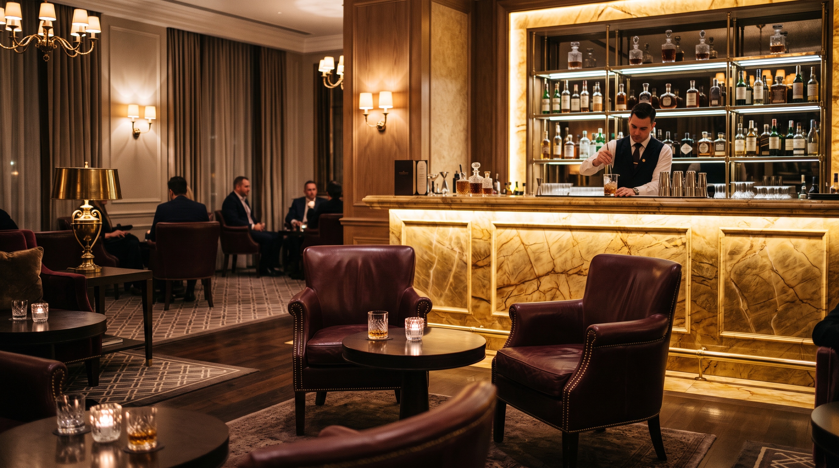 Lounge bar w hotelu Bursztynowy Pałac